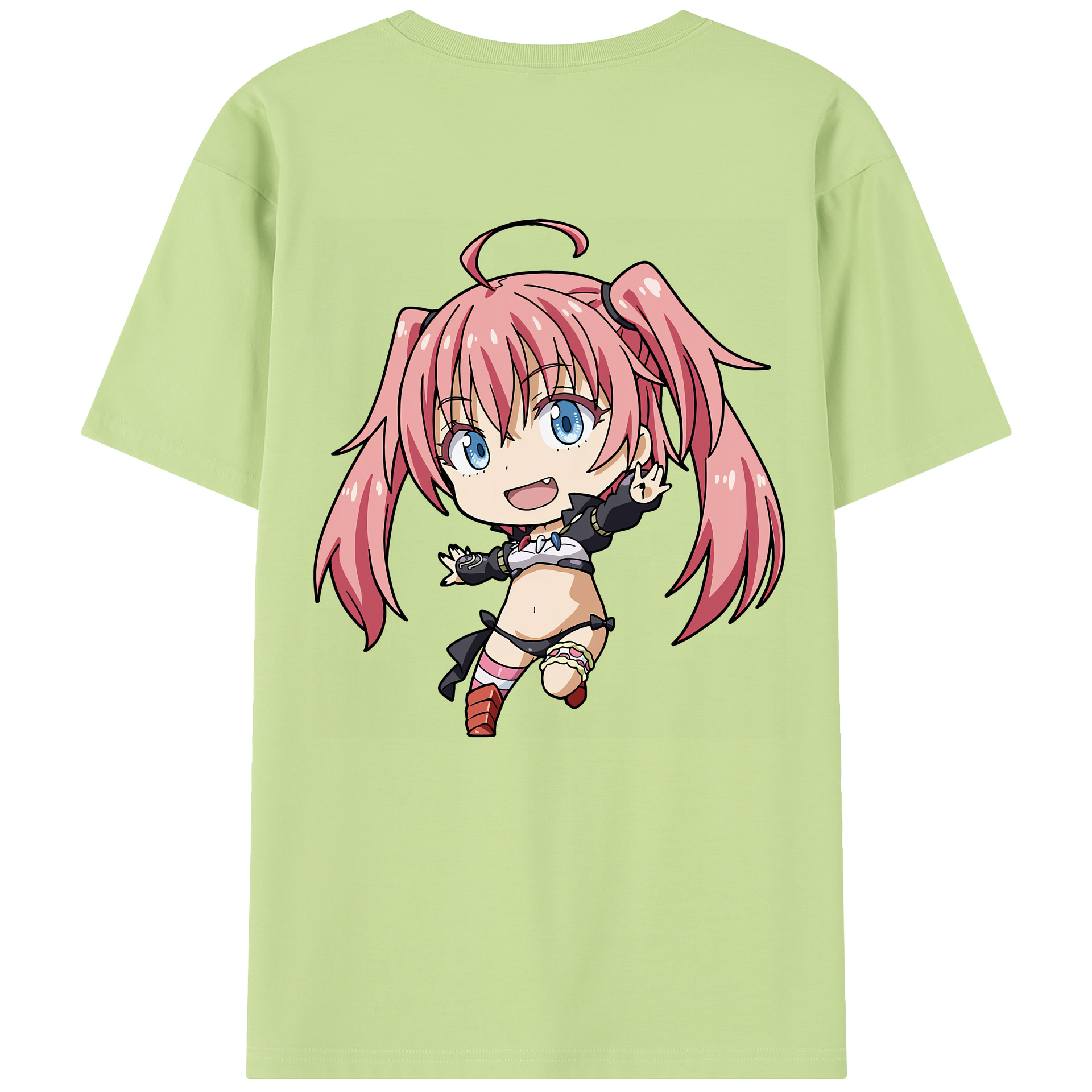 （画像用） 転スラ Regarding Reincarnated to Slime 綿100％半袖Tシャツ（背面プリント）